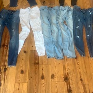 hollister jeans - my daughter went up a size